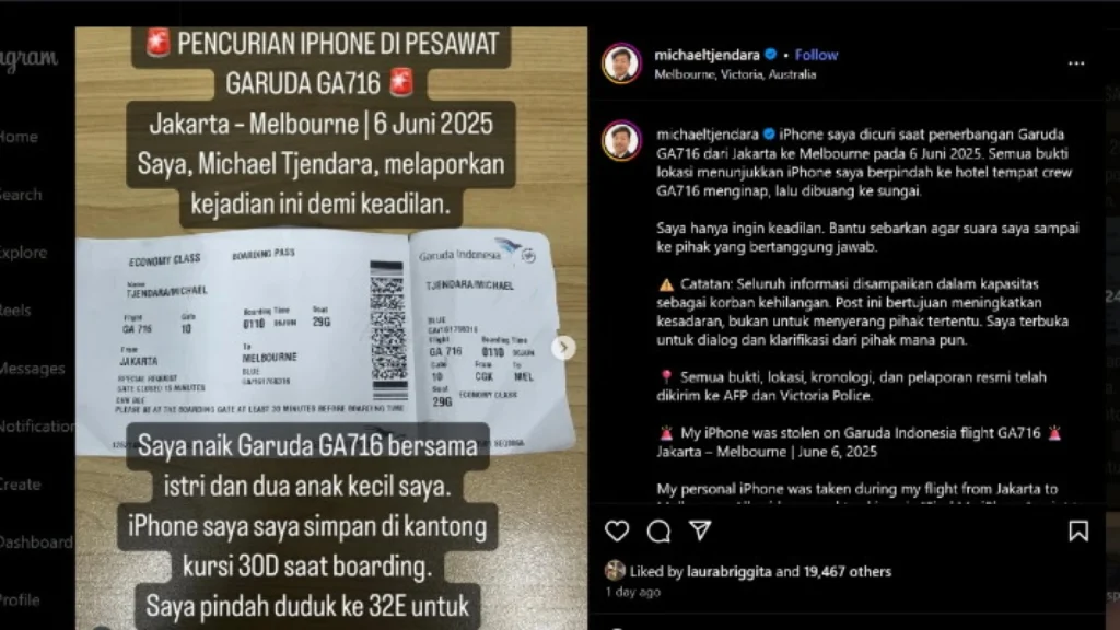 Kehilangan iPhone di Pesawat Garuda Indonesia: Kronologi dan Tindakan Pihak Maskapai