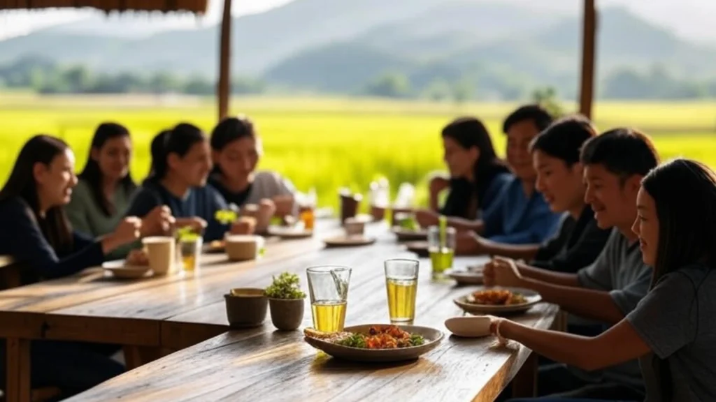 Tempat Makan Unik di Tengah Sawah: Menikmati Kuliner dengan Pemandangan Alam