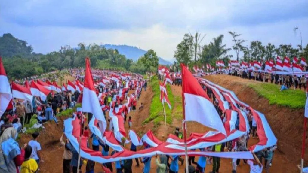 Semangat Kebangsaan Semarak di Perbatasan Indonesia pada 17 Agustus